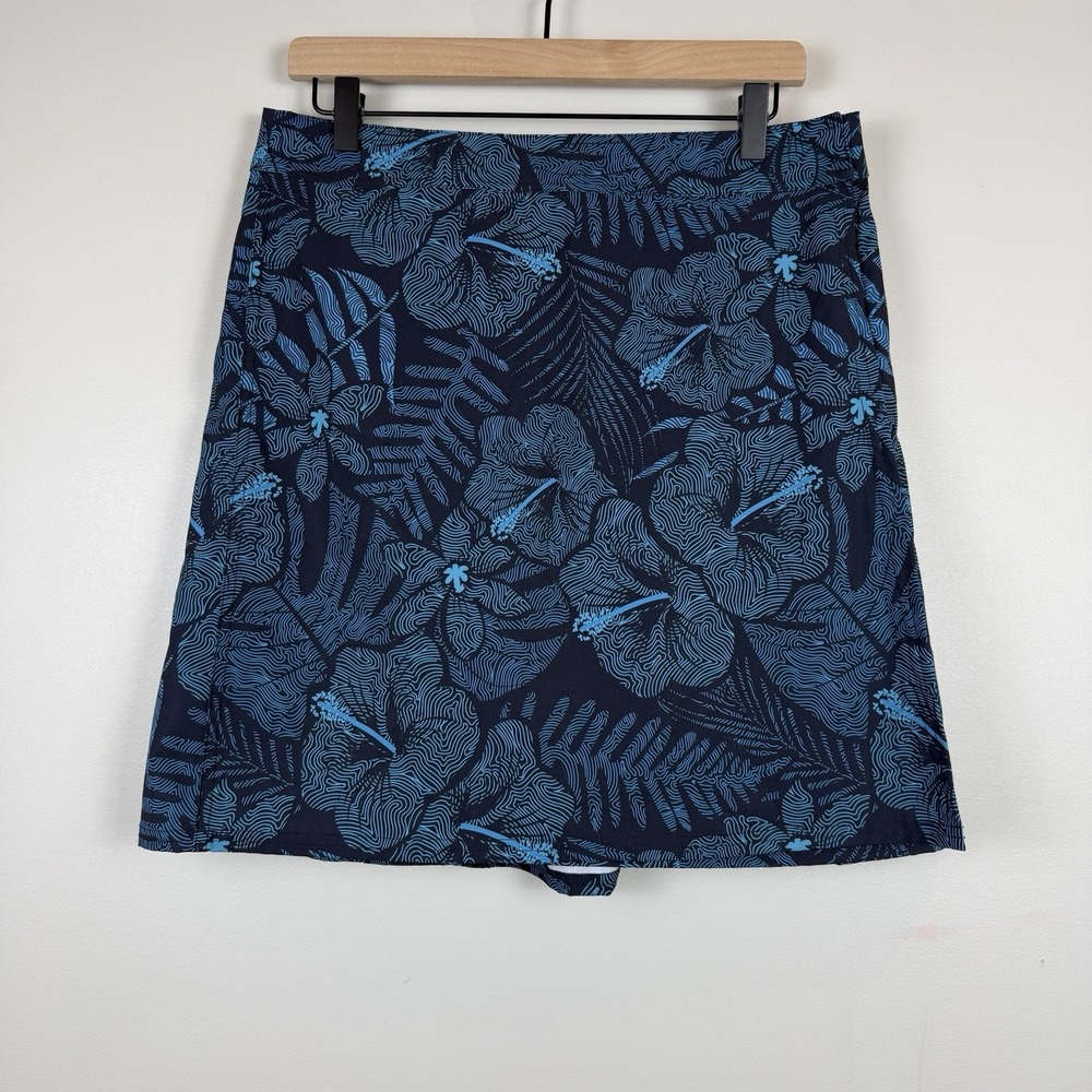 RipSkirt Hawaii Wrap Skirt Medium Blue Maui Moonlight Swim Cover Beach Vacay NWT